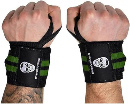 20" Weightlifting Wrist Wraps – IPF Approved, Heavy Duty Thumb Loop for Powerlifting & Training
