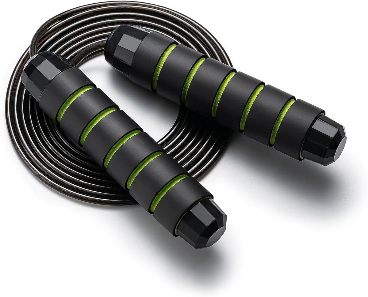 Adjustable Speed Jump Rope – Tangle-Free, Ball Bearings for Men, Women & Kids